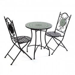 Tafel met twee stoelen Versa Java 60 x 71 x 60 cm