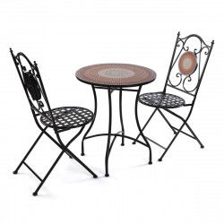 Ensemble Table + 2 Chaises Versa Fiji 60 x 71 x 60 cm