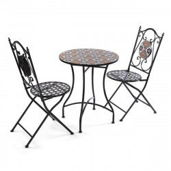 Ensemble Table + 2 Chaises Versa Ceylan 60 x 71 x 60 cm