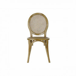 Chaise de Salle à Manger DKD Home Decor Rotin Bois 45 x 42 x 92 cm