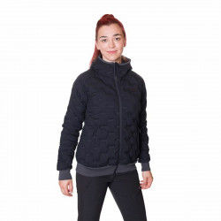 Chaqueta Deportiva para Mujer Trangoworld Alinda Con capucha Negro