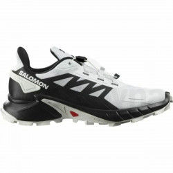 Running Shoes for Adults Salomon Supercross 4 White/Black Lady