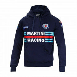 Sweat à capuche homme Sparco Martini Racing Bleu