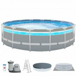 Detachable Pool Colorbaby Clearview Prism Frame 488 x 122 cm