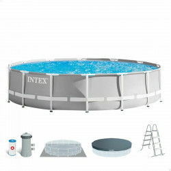 Detachable Pool Intex Prism Frame 14.614 l Grey 457 x 107 cm