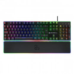 Gaming Keyboard Newskill Gungnyr Pro Zwart LED RGB Qwerty Spaans