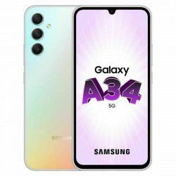 Smartphone Samsung A34 5G 128 GB Argentato 6 GB RAM 128 GB