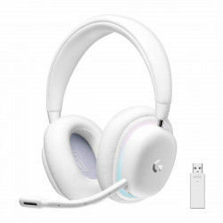 Auricolari con Microfono Logitech G735 Bianco Azzurro/Bianco