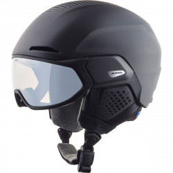 Casco de Esquí Alpina A9238230 Negro Monocromo 55-59 cm