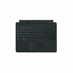 Tastiera Microsoft 8X8-00012 Qwerty in Spagnolo Nero Multicolore QWERTY