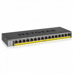 Schakelaar Netgear GS116LP-100EUS Zwart RJ-45 x 16