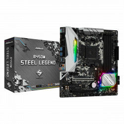 Moederbord ASRock B450 Steel Legend AMD B450 AMD AMD AM4