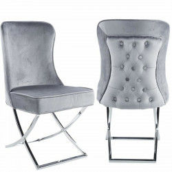 Chaise DKD Home Decor Gris 53 x 64 x 99,5 cm