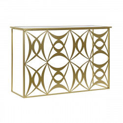 Consola DKD Home Decor Espejo Dorado Metal (120 x 40 x 80 cm)