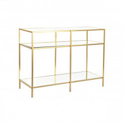 Console DKD Home Decor Oranje Gouden Metaal Kristal Plastic Spiegel 100 x 38...