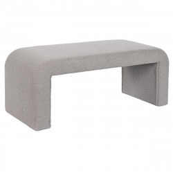 Banqueta DKD Home Decor Gris Poliéster 112 x 42 x 46 cm