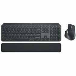 Tastatur Logitech MX Keys S Combo Qwerty Spanisch Schwarz Grau Graphit