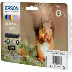 Cartucho de Tinta Original Epson Multipack 378 Amarillo Negro Cian Magenta