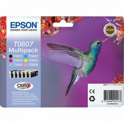 Cartouche d'Encre Originale (lot de 4) Epson C13T08074011 Jaune Cyan Magenta