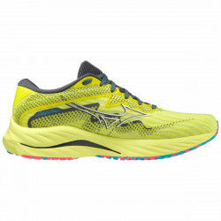 Running Shoes for Adults Mizuno Wave Rider 27 Yellow Men