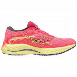 Running Shoes for Adults Mizuno Wave Rider 27 Pink