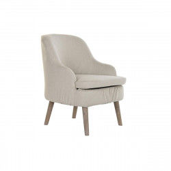 Armchair DKD Home Decor Beige Fir 61 x 56 x 75 cm