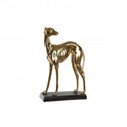 Decorative Figure DKD Home Decor 44,5 x 17 x 65,5 cm Black Golden Dog