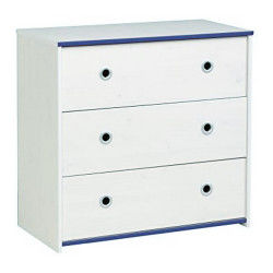 Chest of drawers Parisot White 79 x 75 x 41 cm Children's