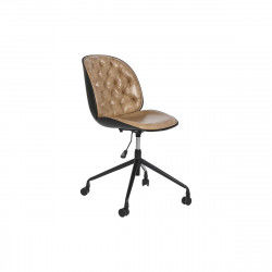 Office Chair DKD Home Decor Light brown polypropylene 47,5 x 57,5 x 83 cm