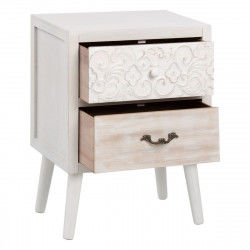 Nightstand DUNE Natural White Fir wood 45 x 30 x 60 cm