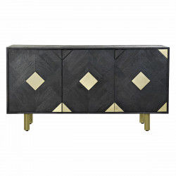 Credenza DKD Home Decor 145 x 42 x 77 cm Nero Dorato Legno di mango