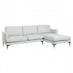 Chaise Longue DKD Home Decor Hellgrau Metall 250 x 160 x 85 cm