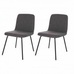 Dining Chair 44 x 56 x 80 cm Grey (2 Units)