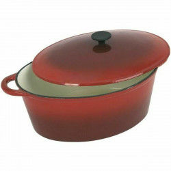 Saucepan Crealys Red 9 L Enamelled Steel