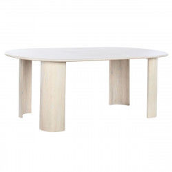 Table de Salle à Manger DKD Home Decor Blanc Bois de manguier 200 x 100 x 76 cm