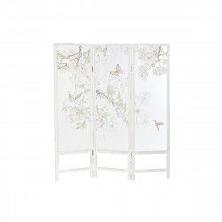 Paravent DKD Home Decor Fleurs Bois Nylon (150 x 2 x 180 cm)