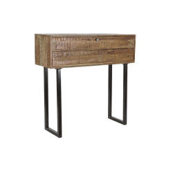 Bureau DKD Home Decor Metaal Mangohout (118 x 40 x 115 cm)