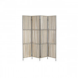 Biombo DKD Home Decor Metal ratán sintético (160 x 1,3 x 180 cm)