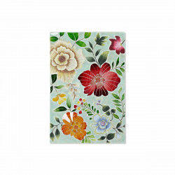 Canvas DKD Home Decor Crystal Flowers Canvas (80 x 4 x 120 cm)