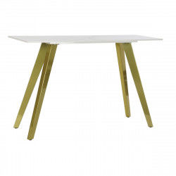 Console DKD Home Decor Keramisch Gouden Metaal Wit Modern (120 x 40 x 76 cm)