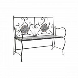 Banc DKD Home Decor Céramique Mosaïque Forge (111 x 54 x 88 cm)