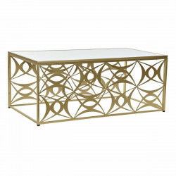 Mesa de Centro DKD Home Decor Espejo Metal (110 x 60 x 46 cm)