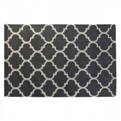 Tappeto DKD Home Decor 160 x 230 x 2 cm Grigio Poliestere Etnico