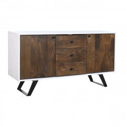 Credenza DKD Home Decor Bianco Marrone scuro Legno di mango 150 x 40 x 80 cm