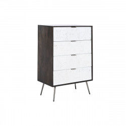 Cassettiera DKD Home Decor 70 x 40 x 105 cm Bianco Marrone scuro Legno di mango