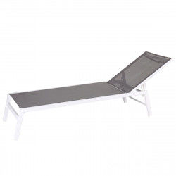 Chaise longue Thais Blanc Gris 199 x 61 x 30 cm