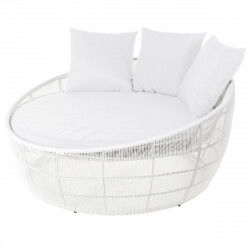 Chaise longue Dido 160 x 160 x 76 cm Rond Blanc