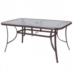 Dining Table Neila 180 x 100 x 72 cm Crystal Steel