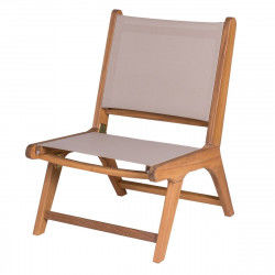 Chaise de jardin Nina 50 x 64 x 75 cm Beige Acacia