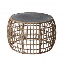 Centre Table Ariki Table Steel Rattan Tempered Glass synthetic rattan 73 x 61...